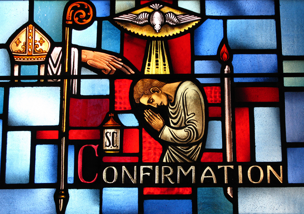 roman catholic confirmation symbols